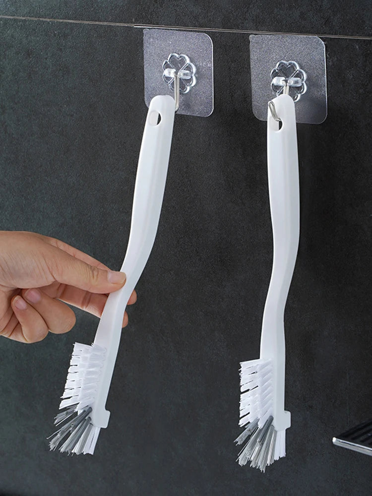 Cepillos de limpieza en ángulo para vasos, botellas y otros.